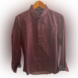 7 Diamonds Buckle Exclusive Men's Size M Button Down Long Sleeve NWOT